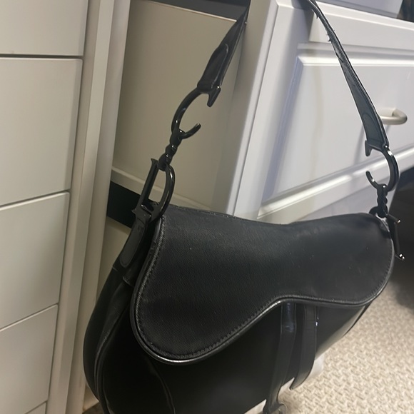 Vintage Christian Dior Saddle Bag w/duster - Picture 3 of 11